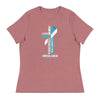 Women's Cervical Cancer Through Christ Tee - JohnVsGBMHeather MauveS