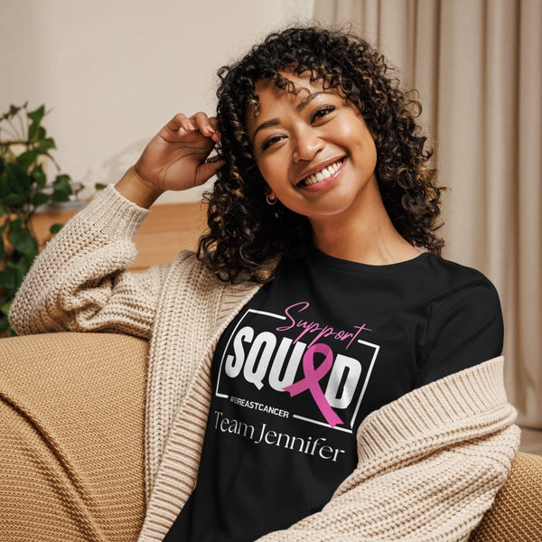 Women's Customizable Support Squad Tee - JohnVsGBMBlackS