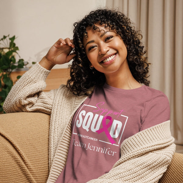 Women's Customizable Support Squad Tee - JohnVsGBMHeather MauveS