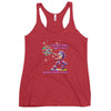 Women's Disco Brain Cancer Vibes Tank Top - JohnVsGBMVintage RedXS