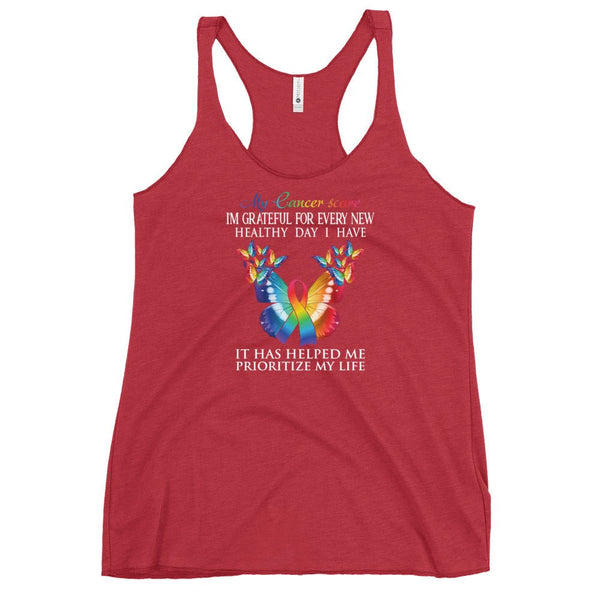 Women's Grateful Tank Top - JohnVsGBMVintage RedXS