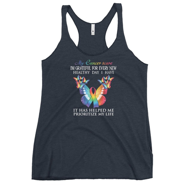 Women's Grateful Tank Top - JohnVsGBMVintage NavyXS