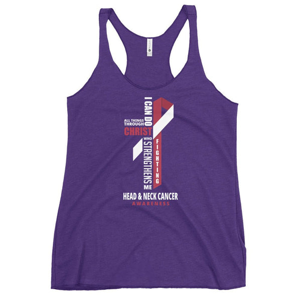 Women's Head and Neck Cancer Christ Tank Top - JohnVsGBMPurple RushXS