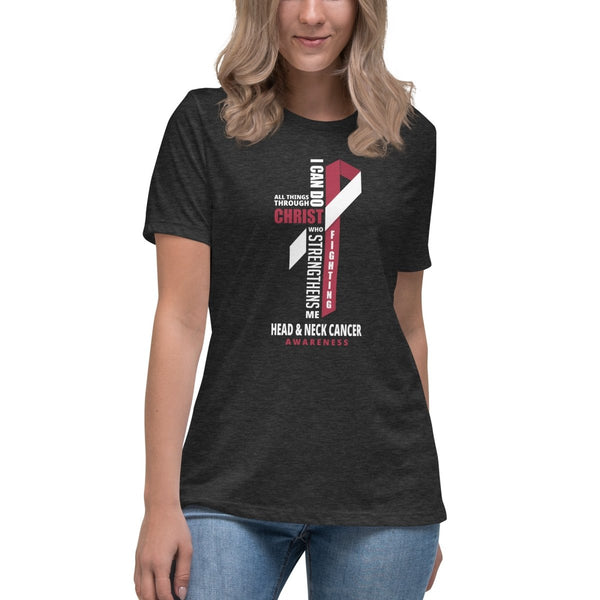 Women's Head and Neck Through Christ Tee - JohnVsGBMDark Grey HeatherS