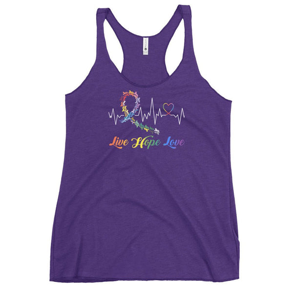 Women's Heart Beat Tank Top - JohnVsGBMPurple RushXS