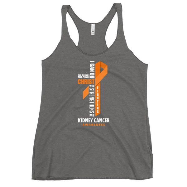 Women's Kidney Cancer Christ Tank Top - JohnVsGBMPremium HeatherXS