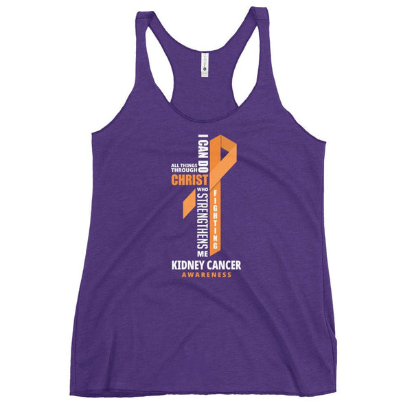 Women's Kidney Cancer Christ Tank Top - JohnVsGBMPurple RushXS