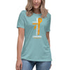 Women's Leukemia Through Christ Tee - JohnVsGBMHeather Blue LagoonS