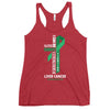 Women's Liver Cancer Christ Tank Top - JohnVsGBMVintage RedXS