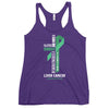 Women's Liver Cancer Christ Tank Top - JohnVsGBMPurple RushXS