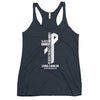 Women's Lung Cancer Christ Tank Top - JohnVsGBMVintage NavyXS