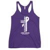 Women's Lung Cancer Christ Tank Top - JohnVsGBMPurple RushXS