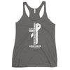 Women's Lung Cancer Christ Tank Top - JohnVsGBMPremium HeatherXS