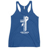 Women's Lung Cancer Christ Tank Top - JohnVsGBMVintage RoyalXS