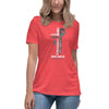 Women's Melanoma Through Christ Tee - JohnVsGBMHeather RedS