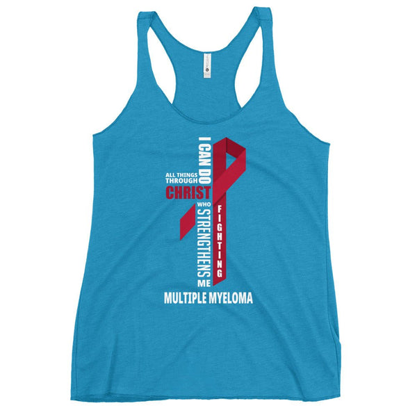 Women's Multiple Myeloma Christ Tank Top - JohnVsGBMVintage TurquoiseXS
