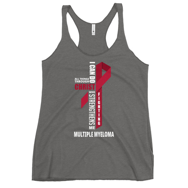 Women's Multiple Myeloma Christ Tank Top - JohnVsGBMPremium HeatherXS
