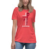 Women's Multiple Myeloma Through Christ Tee - JohnVsGBMHeather RedS