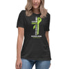 Women's Non - Hodgkin's Lymphoma Through Christ Tee - JohnVsGBMDark Grey HeatherS