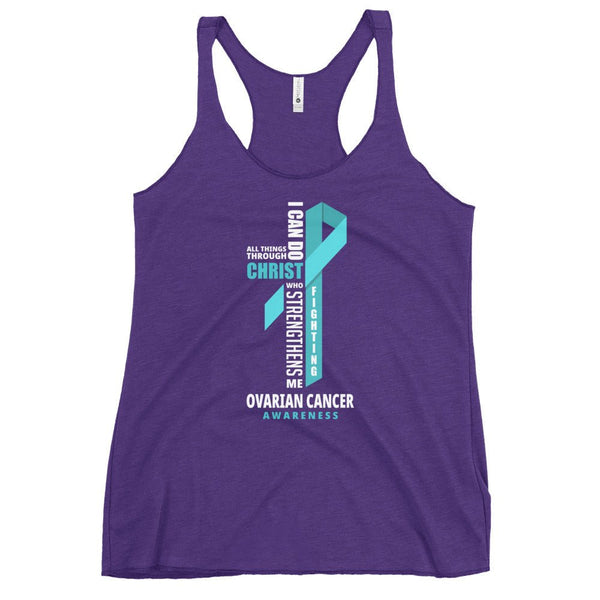 Women's Ovarian Cancer Christ Tank Top - JohnVsGBMPurple RushXS