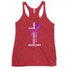 Women's Pancreatic Cancer Christ Tank Top - JohnVsGBMVintage RedXS