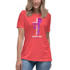 Women's Pancreatic Cancer Through Christ Tee - JohnVsGBMHeather RedS