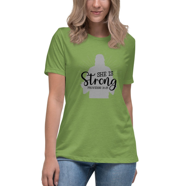 Women's She is Strong Tee - JohnVsGBMLeafS