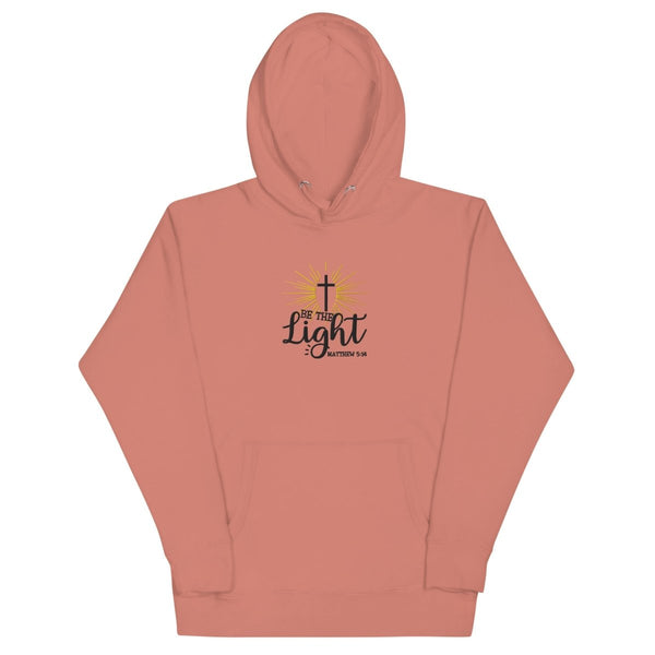 Be The Light Hoodie (Hand Embroidered) - JohnVsGBMDusty RoseS