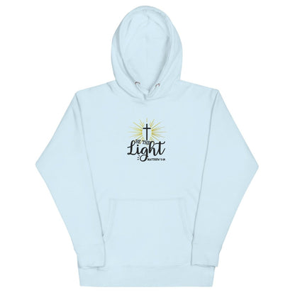 Be The Light Hoodie (Hand Embroidered) - JohnVsGBMSky BlueS