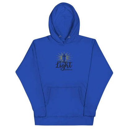 Be The Light Hoodie (Hand Embroidered) - JohnVsGBMTeam RoyalS