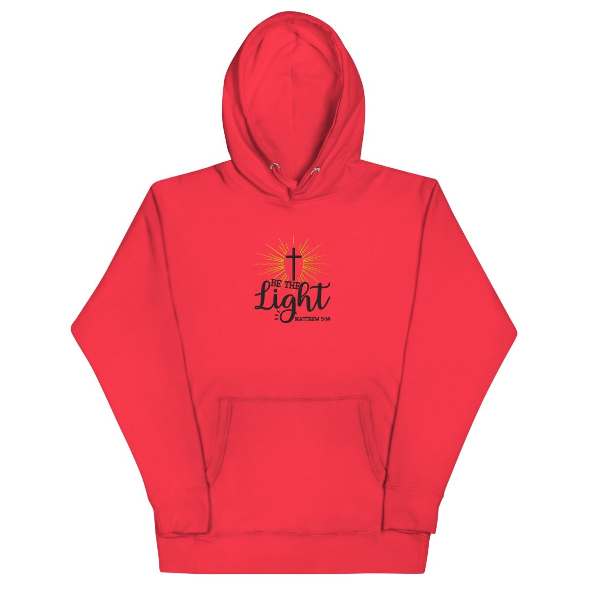 Be The Light Hoodie (Hand Embroidered) - JohnVsGBMTeam RedS