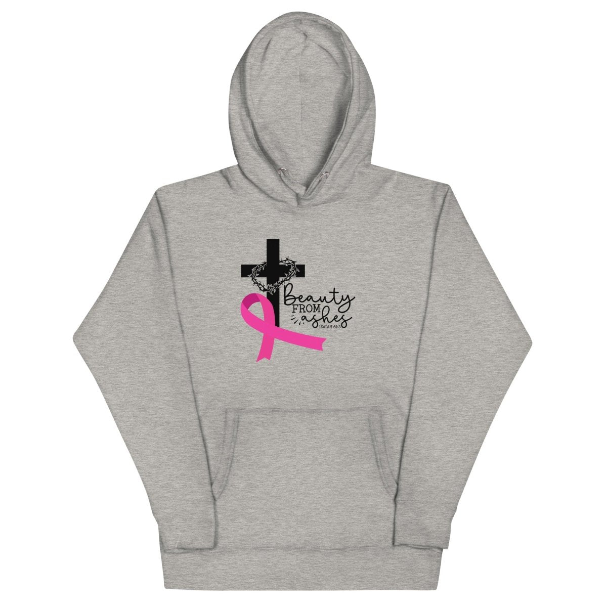 Beauty from the Ashes hoodie (Customizable) - JohnVsGBMCarbon GreyS