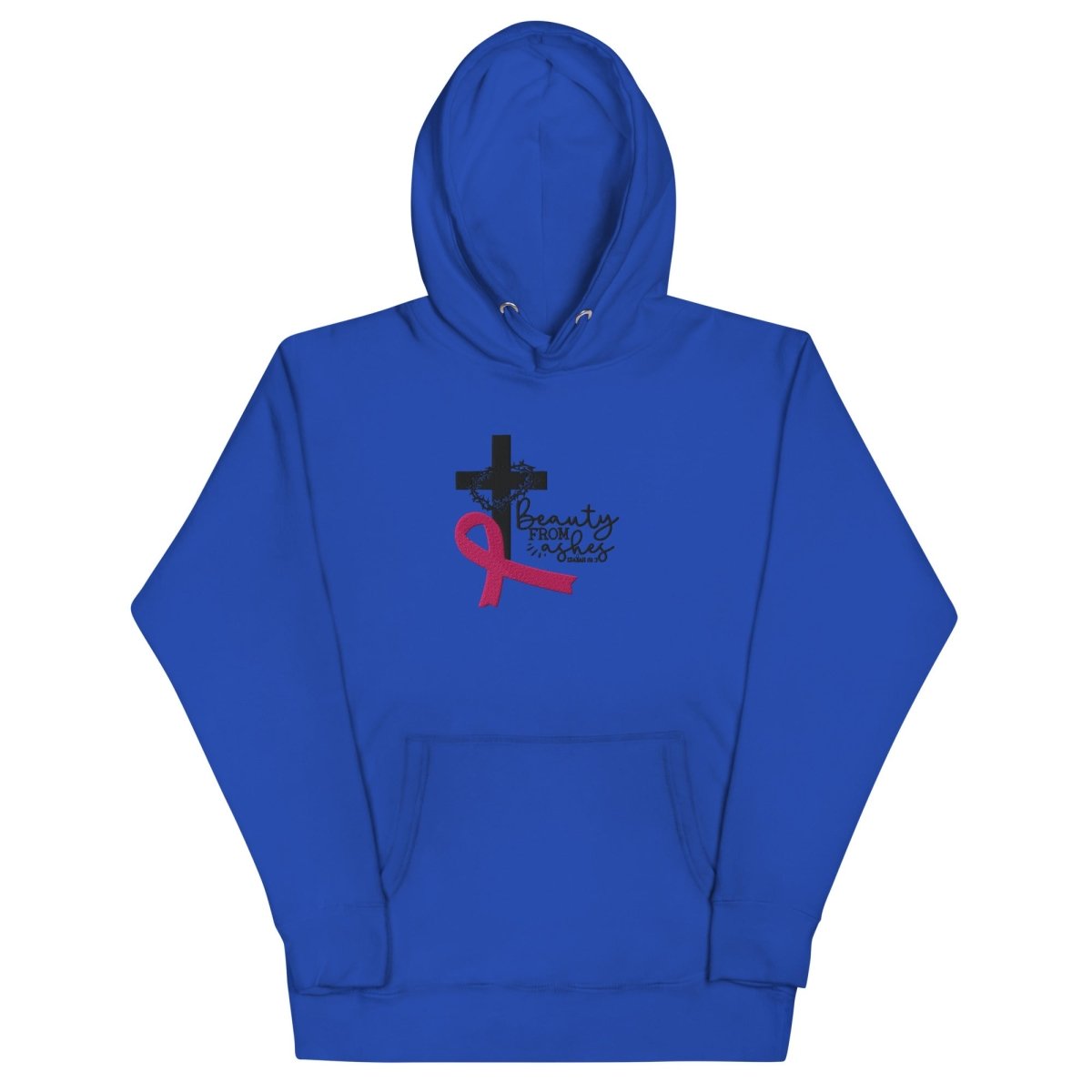 Beauty from the Ashes Hoodie (Hand Embroidered) - Customizable - JohnVsGBMTeam RoyalS