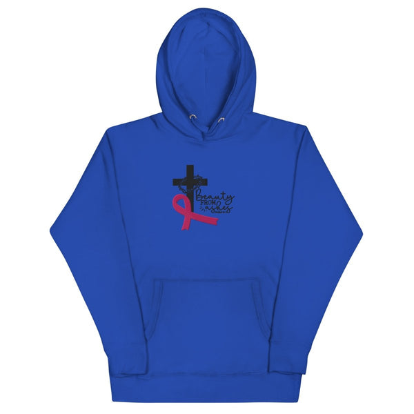 Beauty from the Ashes Hoodie (Hand Embroidered) - Customizable - JohnVsGBMTeam RoyalS