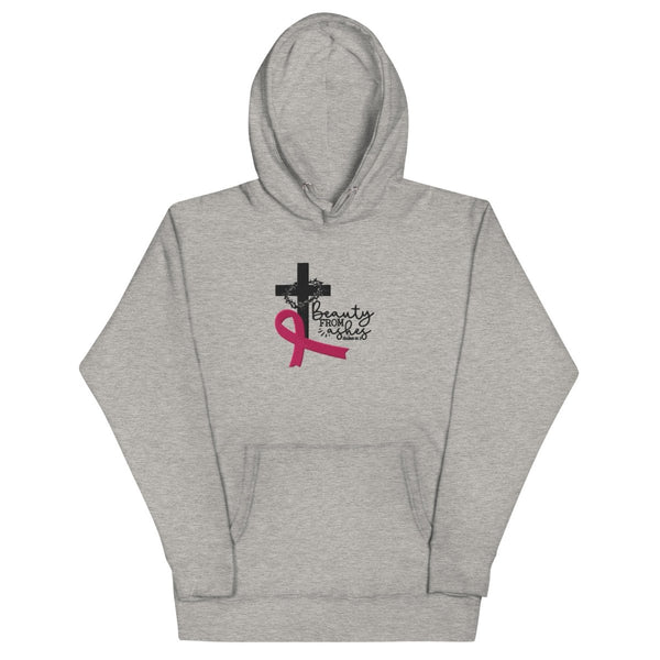 Beauty from the Ashes Hoodie (Hand Embroidered) - Customizable - JohnVsGBMCarbon GreyS