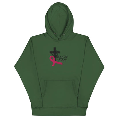 Beauty from the Ashes Hoodie (Hand Embroidered) - Customizable - JohnVsGBMForest GreenS