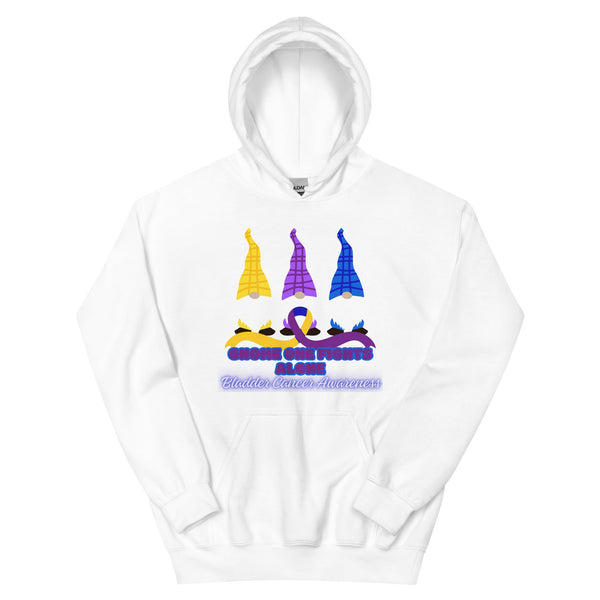 Bladder Cancer Awareness Gnome Hoodie - JohnVsGBMWhiteS