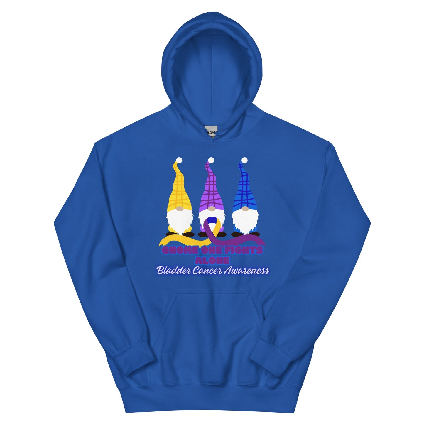 Bladder Cancer Awareness Gnome Hoodie - JohnVsGBMRoyalS