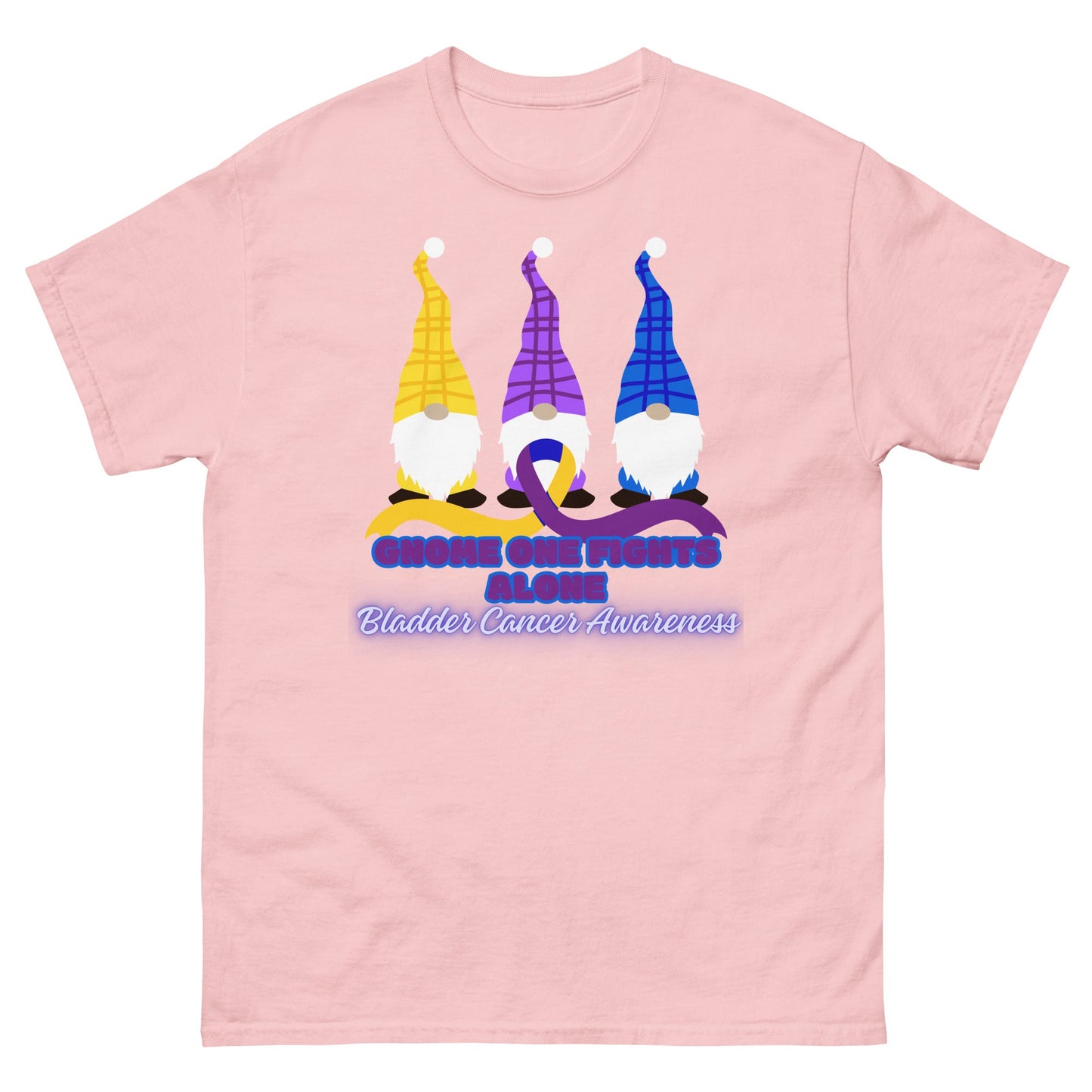 Bladder Cancer Awareness Gnome Tee - JohnVsGBMLight PinkS