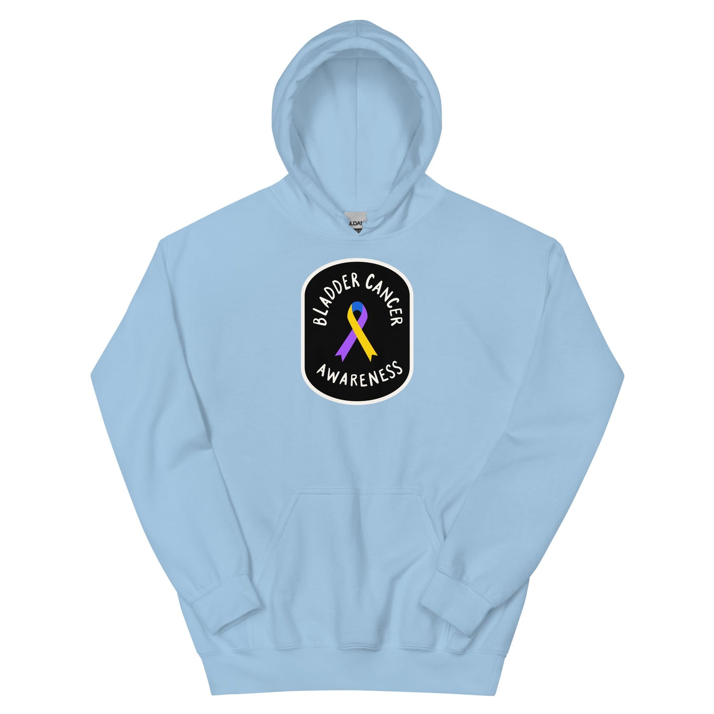 Bladder Cancer Awareness Hoodie - JohnVsGBMLight BlueS