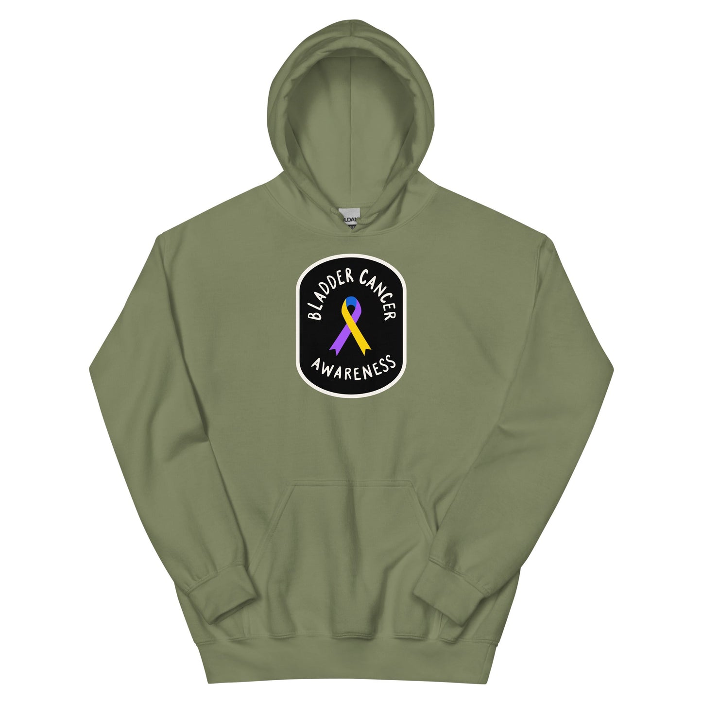 Bladder Cancer Awareness Hoodie - JohnVsGBMMilitary GreenS