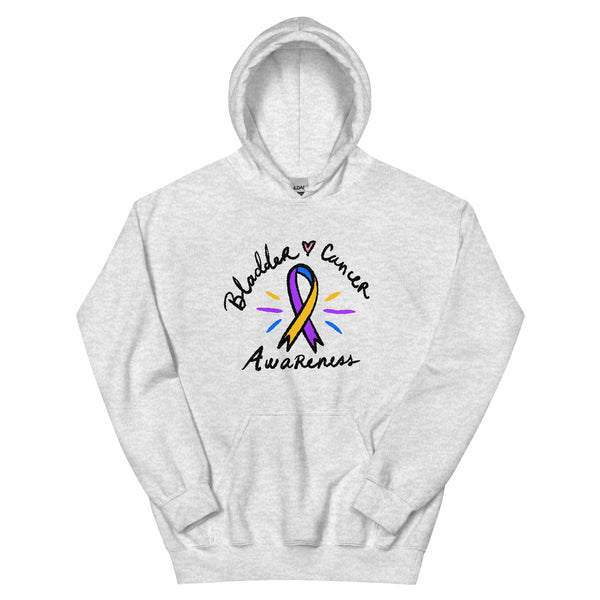 Bladder Cancer Awareness Ribbon Hoodie - JohnVsGBMAshS