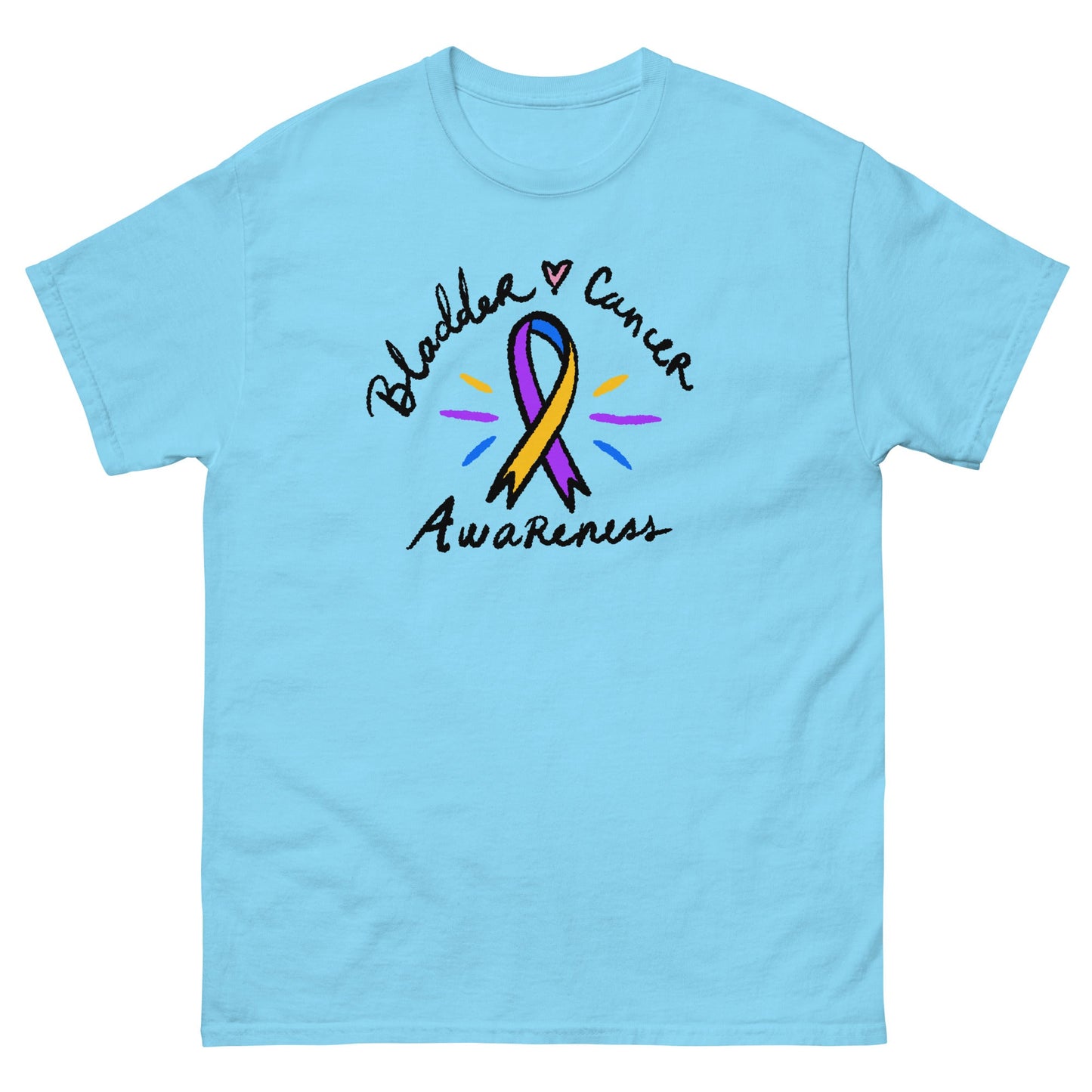 Bladder Cancer Awareness Ribbon Tee - JohnVsGBMSkyS