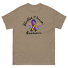 Bladder Cancer Awareness Ribbon Tee - JohnVsGBMBrown SavanaS