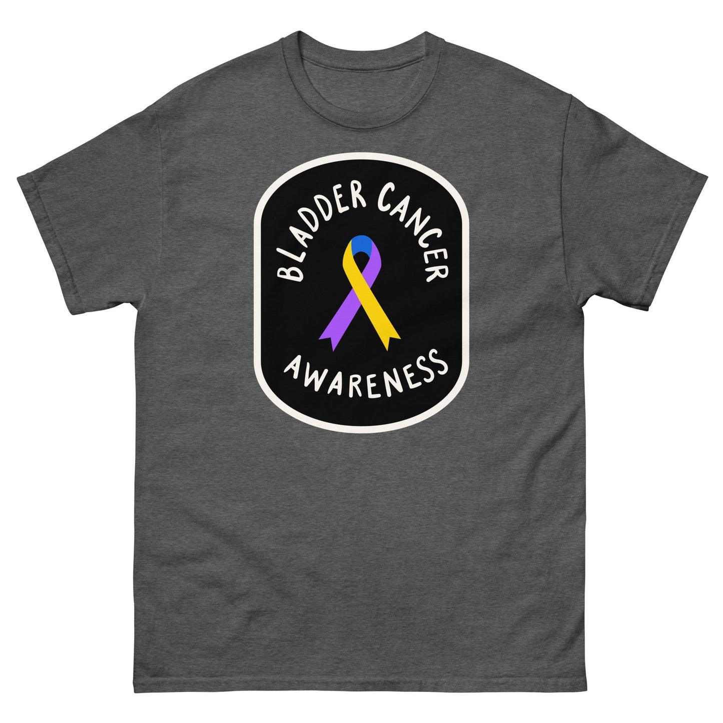 Bladder Cancer Awareness Tee - JohnVsGBMDark HeatherS