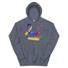 Bladder Cancer Blue Yellow Purple Ribbon Hoodie - JohnVsGBMHeather Sport Dark NavyS