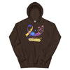 Bladder Cancer Blue Yellow Purple Ribbon Hoodie - JohnVsGBMDark ChocolateS