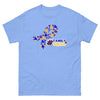 Bladder Cancer Heart Ribbon Tee - JohnVsGBMCarolina BlueS