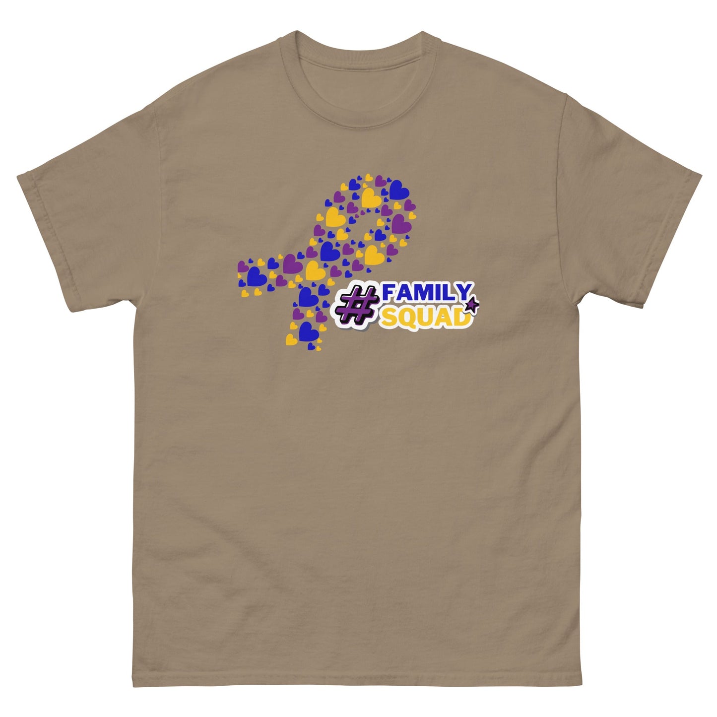 Bladder Cancer Heart Ribbon Tee - JohnVsGBMBrown SavanaS