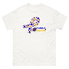 Bladder Cancer Heart Ribbon Tee - JohnVsGBMWhiteS